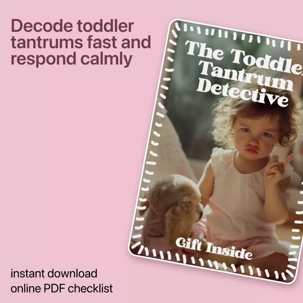 The Toddler Tantrum Detective – Toddler Tantrum Guide, Parenting eBook, Calm Toddler Checklist, Gentle Parenting Digital Download