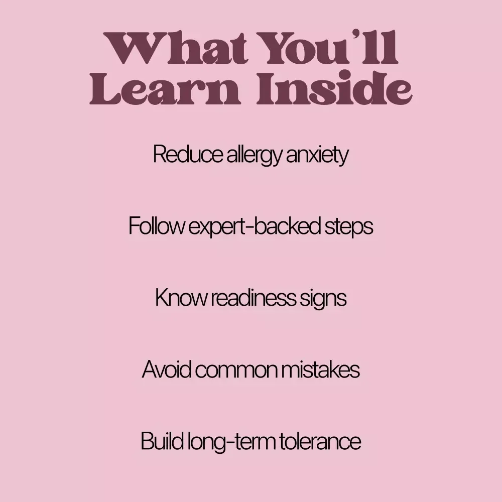 Tiny Bites, Big Confidence – How to Introduce Allergens Safely | Baby Allergen Introduction eBook for First-Time Parents