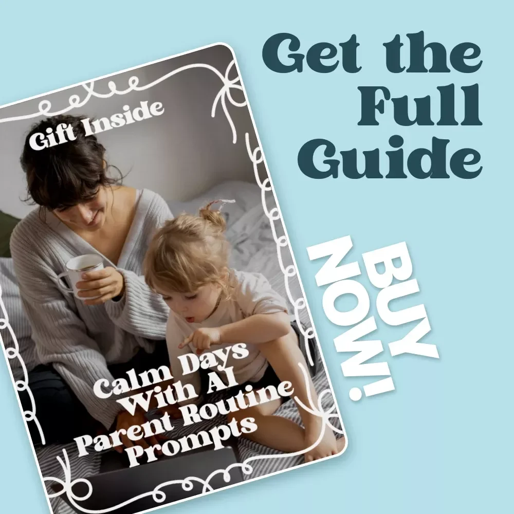 Calm Days With AI Parent Routine Prompts | Digital Parenting Guide for Stress-Free Family Routines, Morning Transitions, Bedtime Flow & Daily Structure