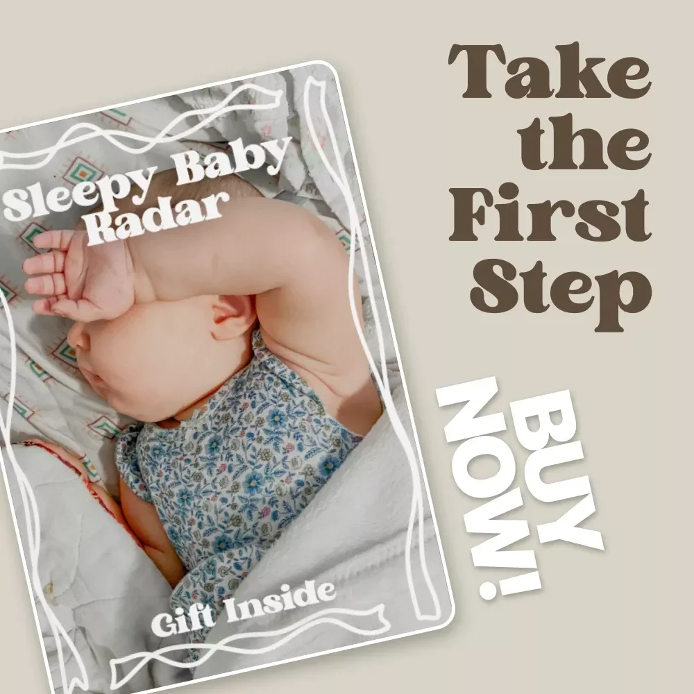 Sleepy Baby Radar – Baby Sleep Cues Checklist for New Parents, Digital Download Baby Sleep Guide, Printable Nap & Bedtime Routine Tool
