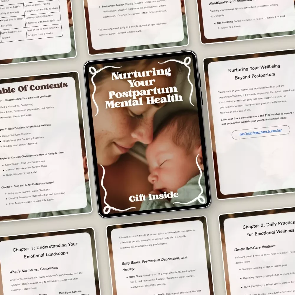 Nurturing Your Postpartum Mental Health – Practical Guide with Postpartum Mental Health Tips for New Mothers, Emotional Wellness & Support