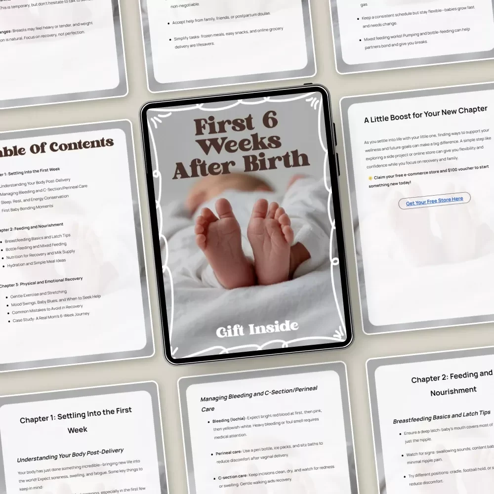 First 6 Weeks After Birth – Complete Postpartum Routine for First 6 Weeks | Recovery, Feeding & Emotional Care Guide