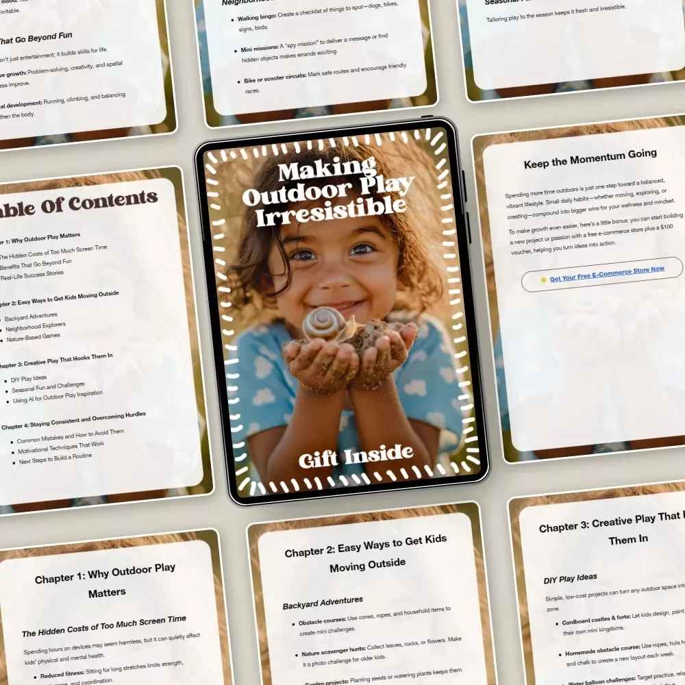Making Outdoor Play Irresistible: A Practical Guide for Parents Seeking Outdoor Play Tips That Reduce Screen Time