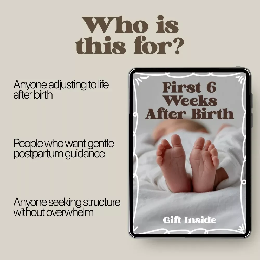First 6 Weeks After Birth – Complete Postpartum Routine for First 6 Weeks | Recovery, Feeding & Emotional Care Guide
