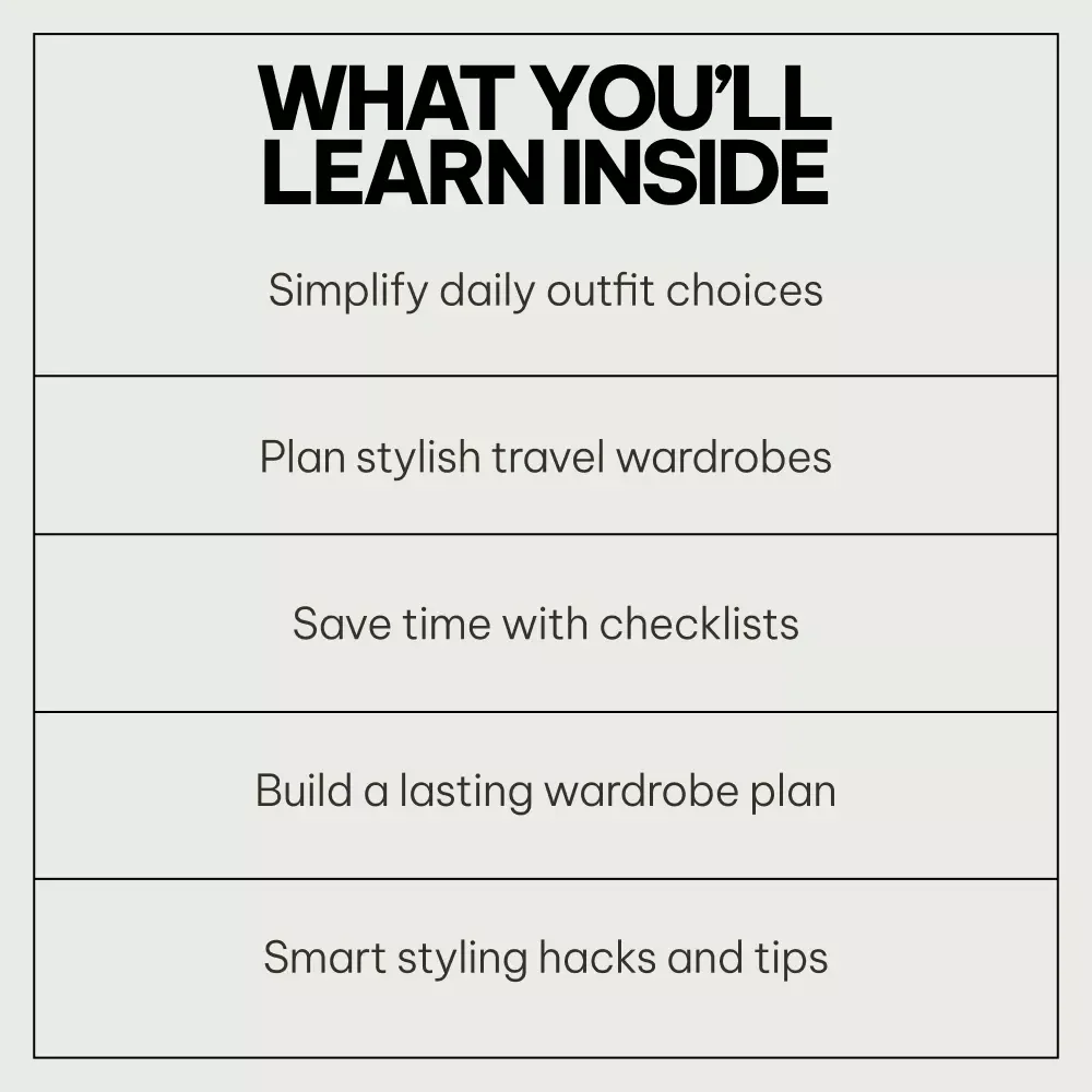 Seamless Outfit Planning Bundle: 10-in-1 Digital Download Guides & Checklists for Effortless Style