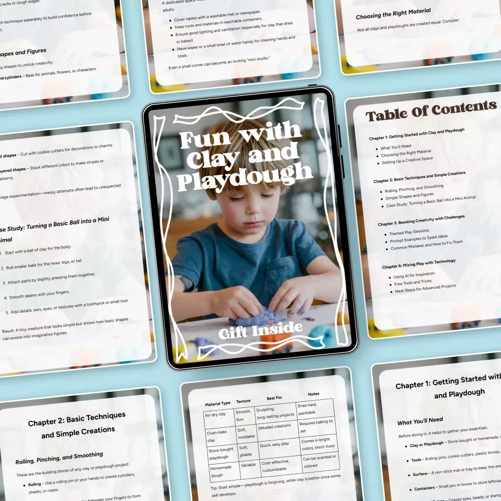 Fun with Clay and Playdough: Creative Projects, Easy Techniques, and Technology Tips for Kids and Adults