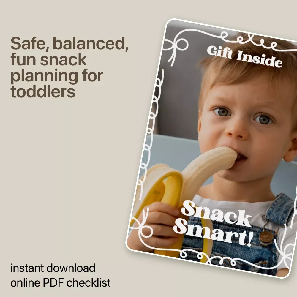 Snack Smart – Toddler Daycare Snack Checklist | Snacks for Daycare Toddlers | Printable & Digital Download