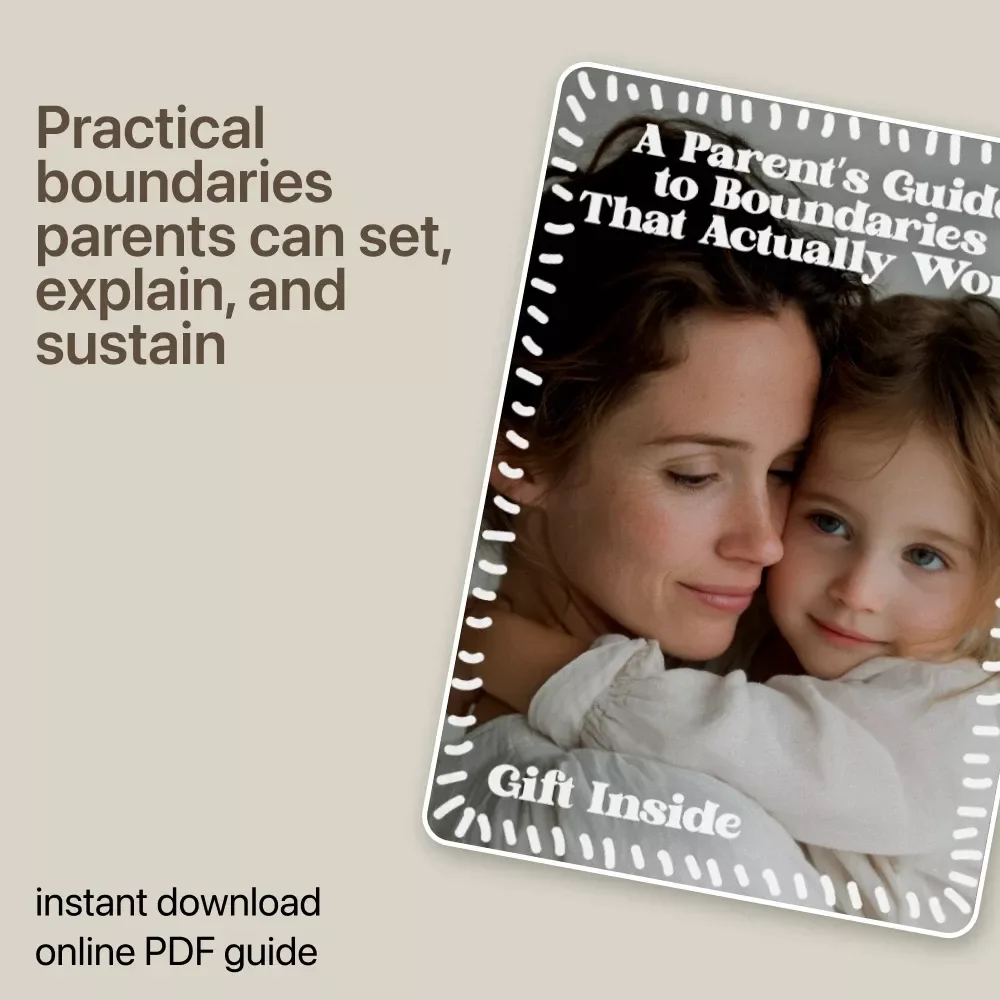A Parent’s Guide to Boundaries That Actually Work | Practical Parenting eBook for Setting Rules That Stick, Calm Discipline & Consistent Family Boundaries