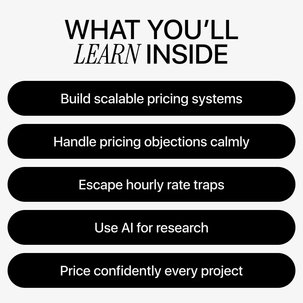 Charge What You’re Worth in the Age of AI | Smart Freelance Pricing eBook