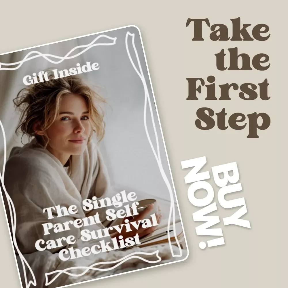 The Single Parent Self-Care Survival Checklist | Simple Daily & Weekly single parent self-care tips | Printable Digital Checklist