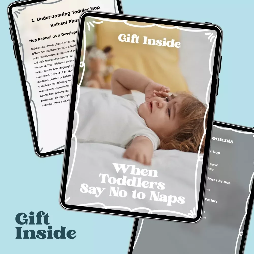 When Toddlers Say No to Naps – A Parent’s Guide to Understanding Toddler Nap Refusal Phases, Sudden Nap Struggles, and Age-Based Sleep Changes (eBook)