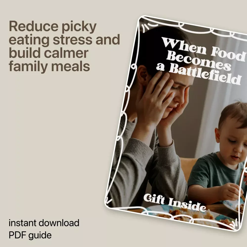 When Food Becomes a Battlefield – Ebook for Picky Eating Stress for Parents | Calm Mealtimes, Family Food Peace Guide
