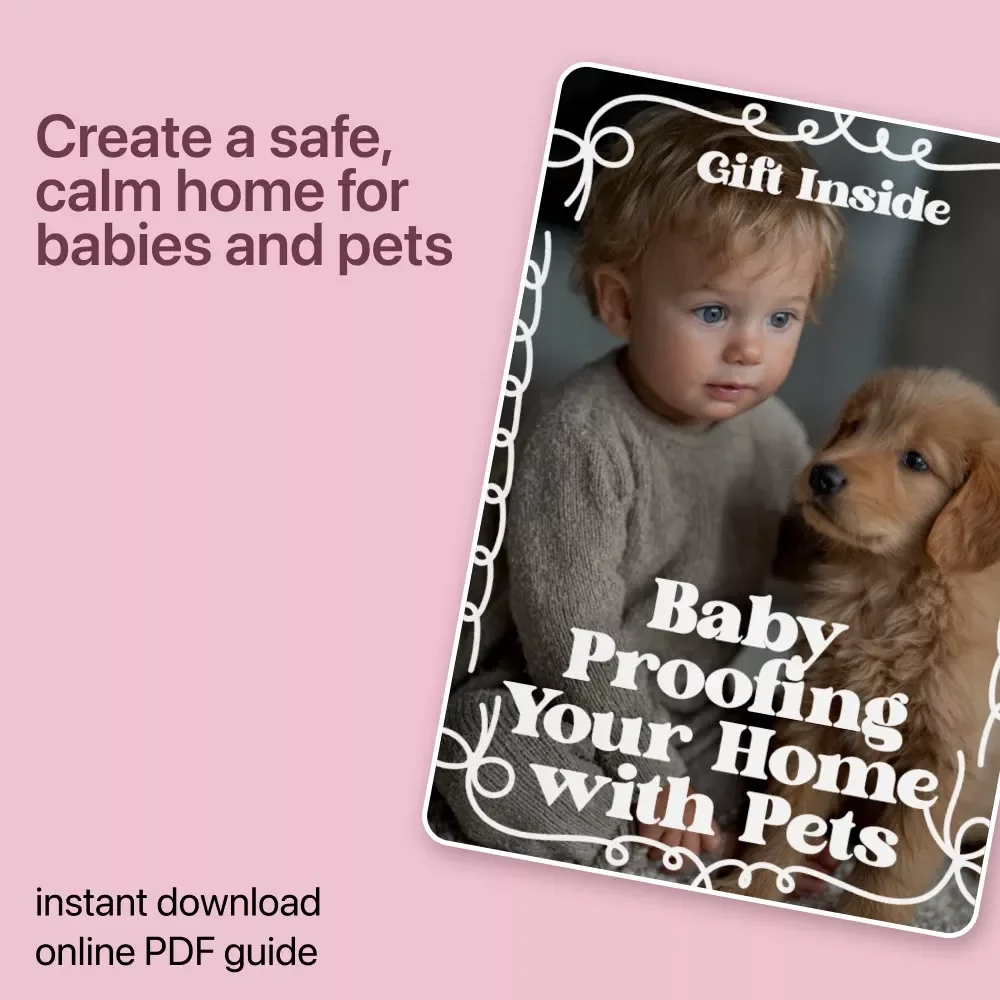 Baby Proofing Your Home with Pets – Practical Safety Guide for New Parents, Pet Owners & Baby Proofing for Pets Digital Download