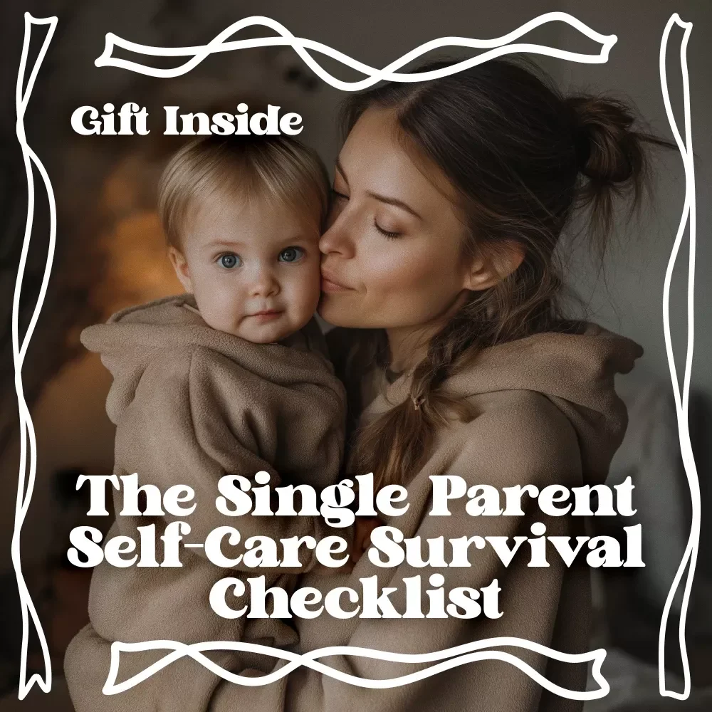 The Single Parent Self-Care Survival Checklist | Simple Daily & Weekly single parent self-care tips | Printable Digital Checklist