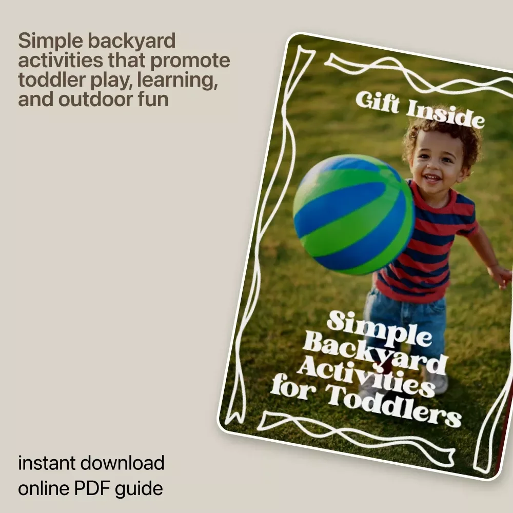 Simple Backyard Activities for Toddlers – Easy Checklist for Fun Outdoor Play | Backyard Play Ideas for Toddlers