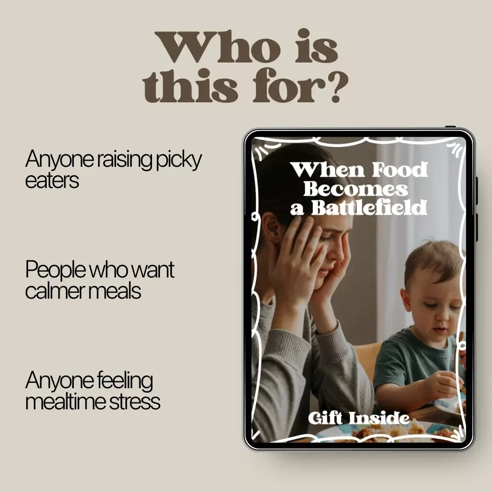 When Food Becomes a Battlefield – Ebook for Picky Eating Stress for Parents | Calm Mealtimes, Family Food Peace Guide