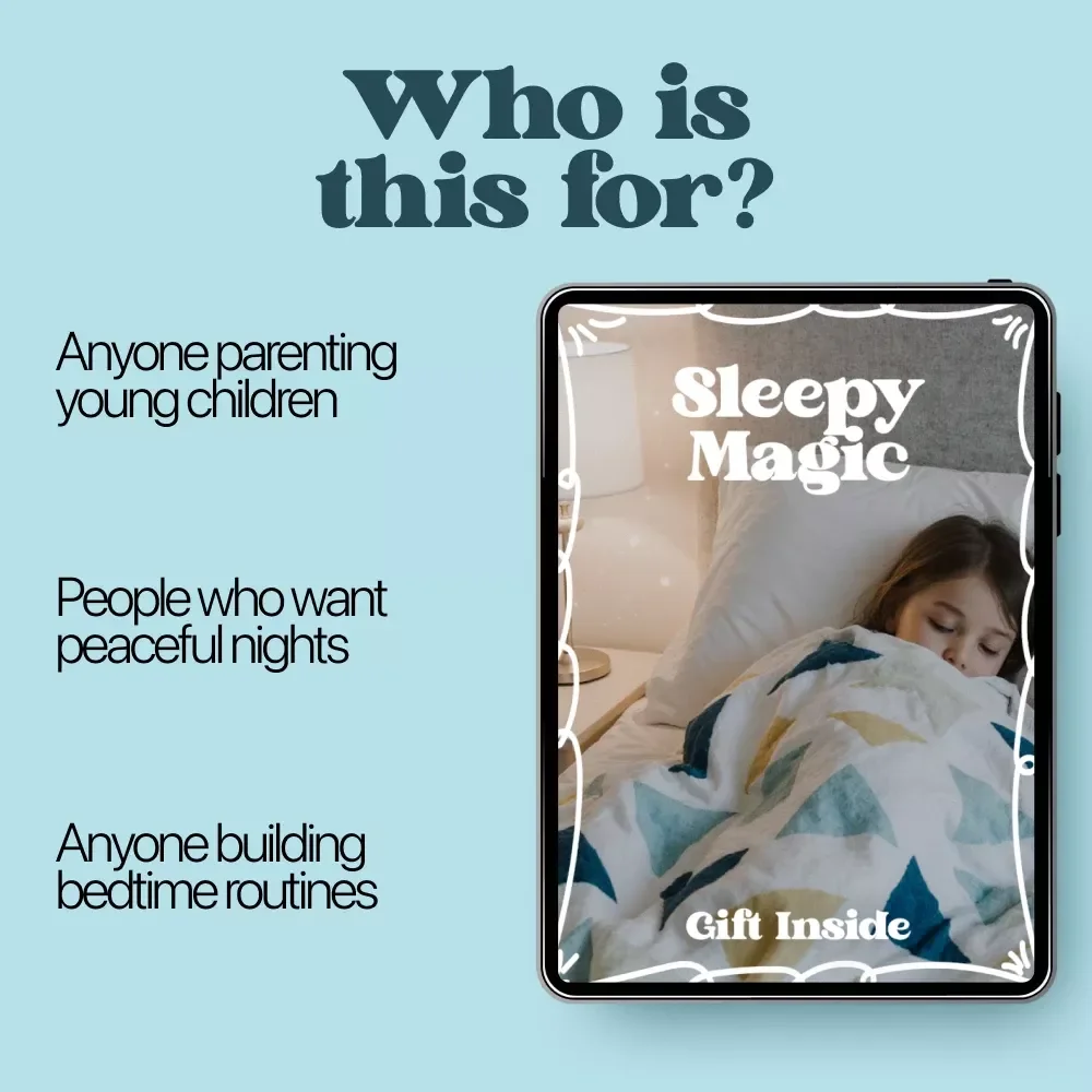 Sleepy Magic – Kids Bedtime Routine Checklist with Calming Tips for Peaceful Nights | Printable Digital Download