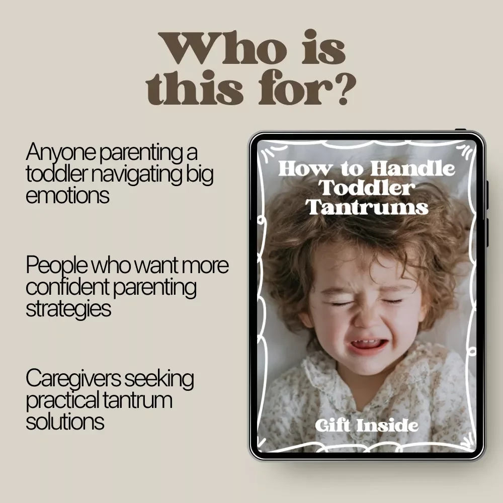 How to Handle Toddler Tantrums – Toddler Behavior Guide, Gentle Parenting eBook, Tantrum Management Checklist for Parents