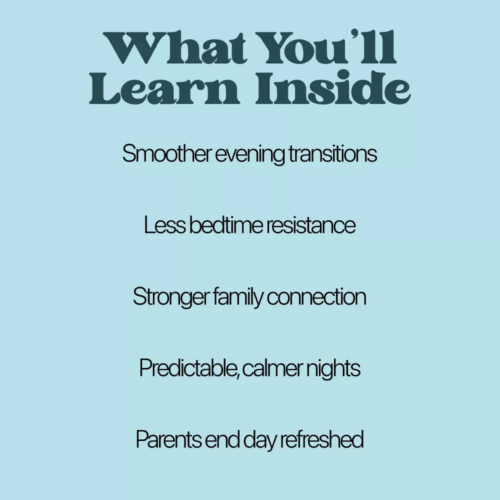 A Calm Evening Routine with Kids – A Gentle Guide for an evening routine after work with kids | Peaceful Nights & Family Flow