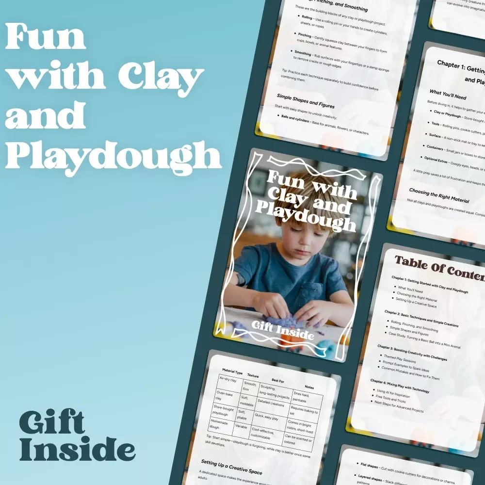 Fun with Clay and Playdough: Creative Projects, Easy Techniques, and Technology Tips for Kids and Adults