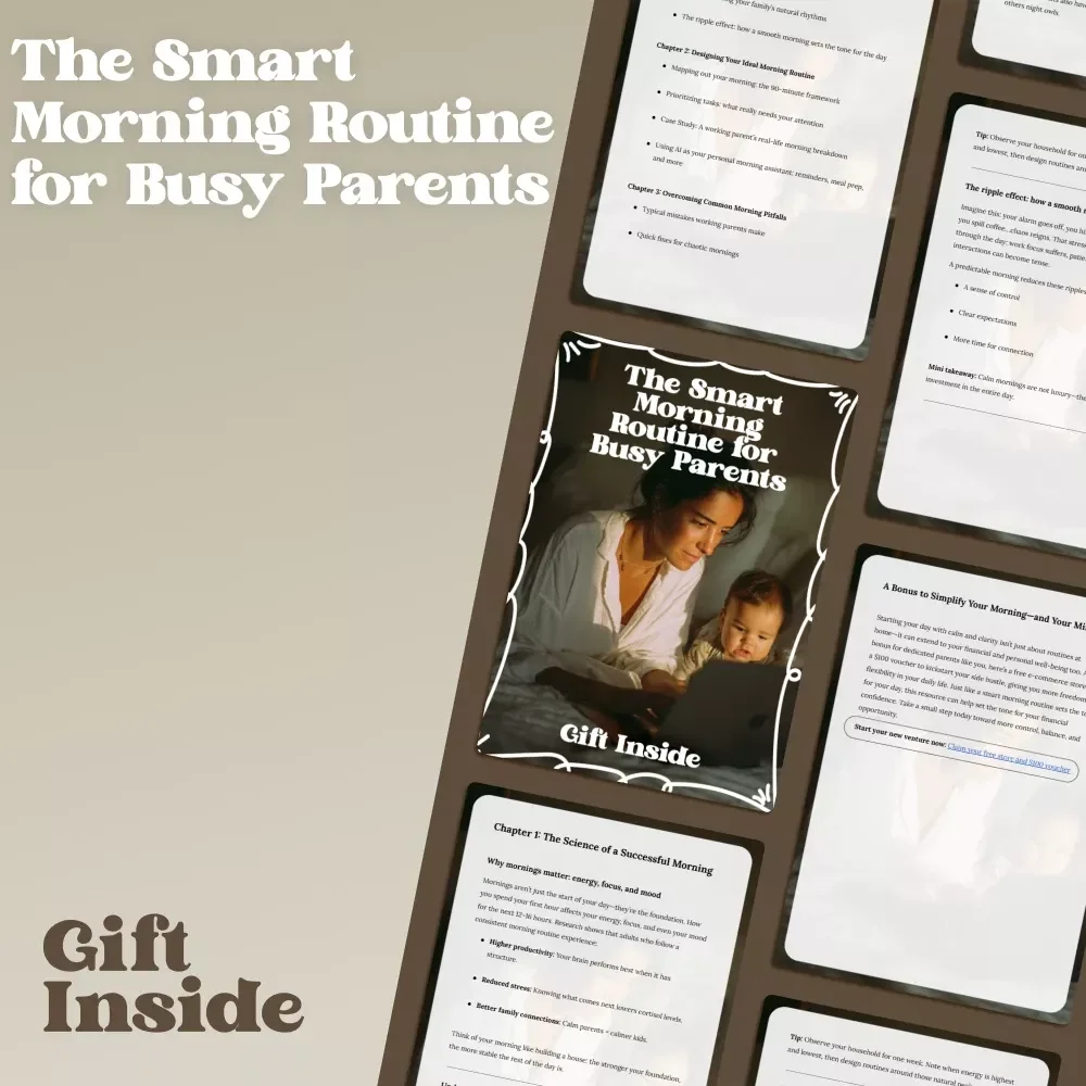 The Smart Morning Routine for Busy Parents | Morning Routine for Working Parents Guide, Stress-Free Mornings, Productivity & Family Balance