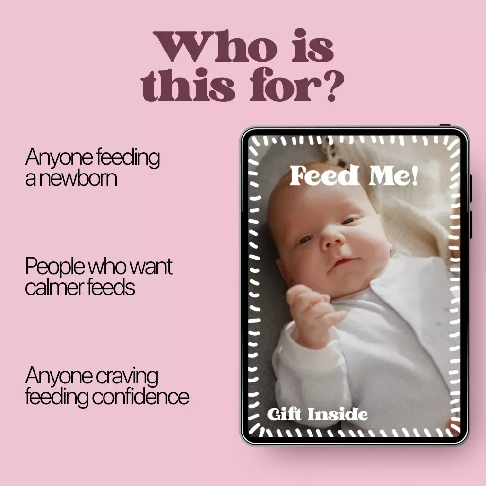 Feed Me – Baby Hunger Cues Checklist | Newborn Feeding Guide for Calm, Confident Parents (Digital Download)