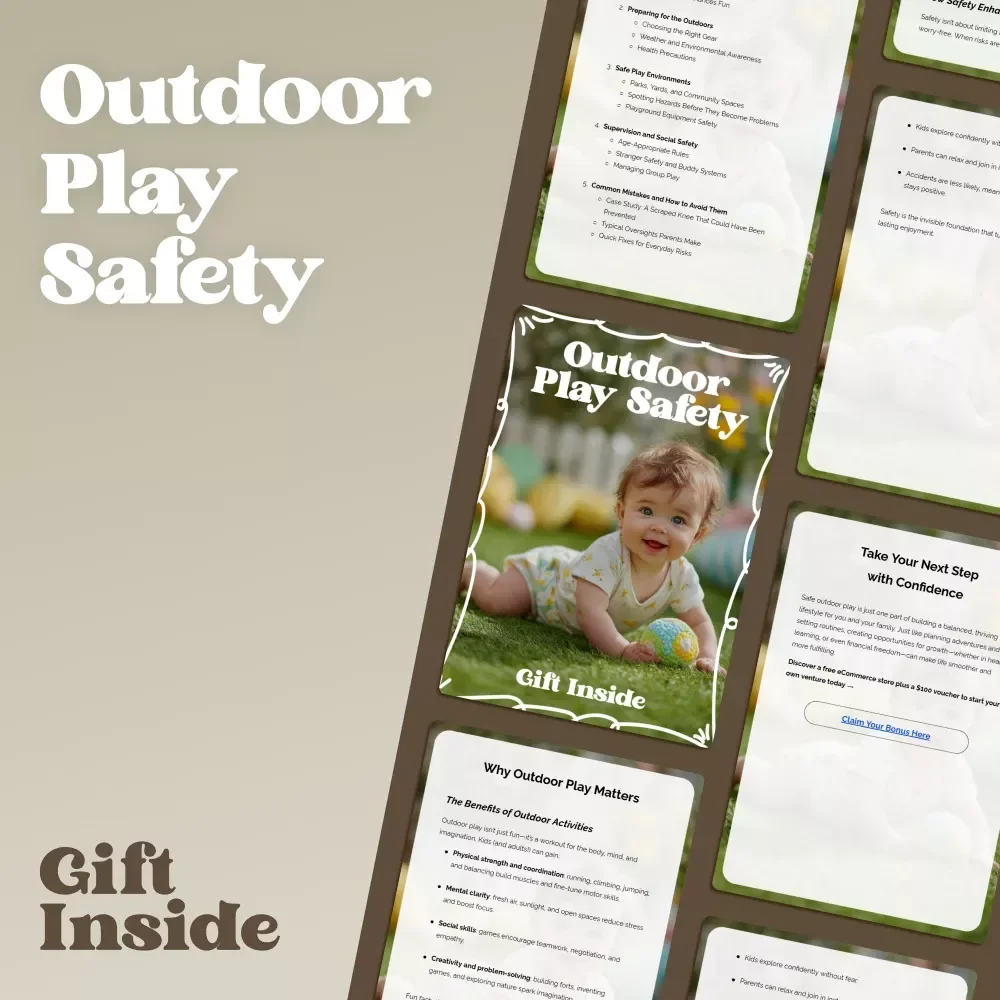 Outdoor Play Safety – Practical Ebook with Outdoor Play Safety Tips for Parents, Caregivers, and Educators