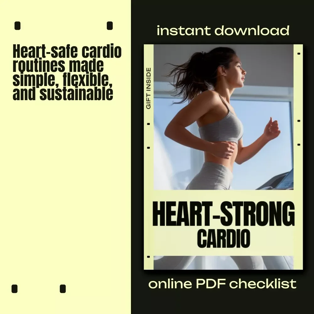 Heart-Strong Cardio – Heart Health Cardio Guide, Beginner-Friendly Cardio Routine, Low Impact Cardio Plan, Digital Fitness Download