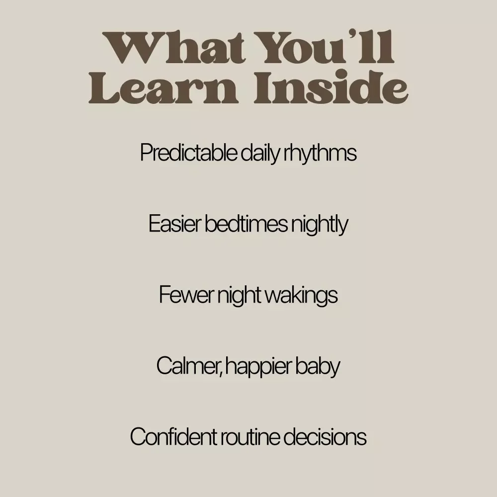 Baby Day and Night Rhythm That Works | Baby Routine for Day and Night eBook for Better Sleep, Calm Days & Peaceful Nights