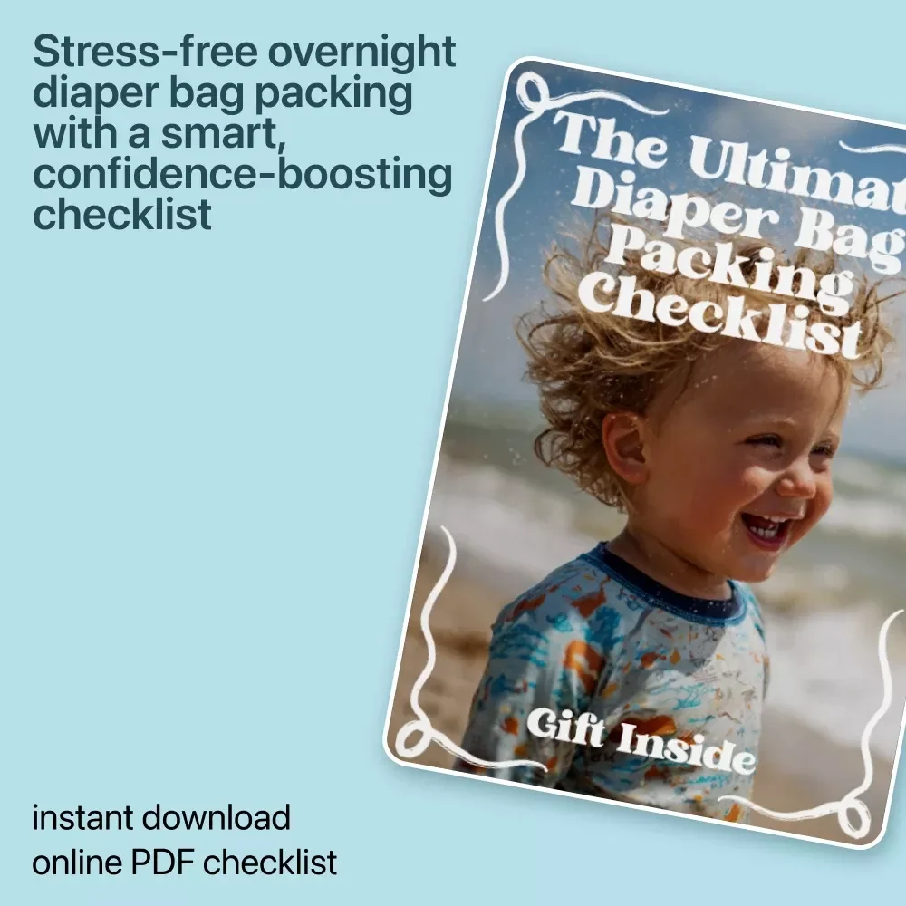 The Ultimate Diaper Bag Packing Checklist | Overnight Baby Travel Must-Have | Diaper Bag Packing for Overnight Confidence