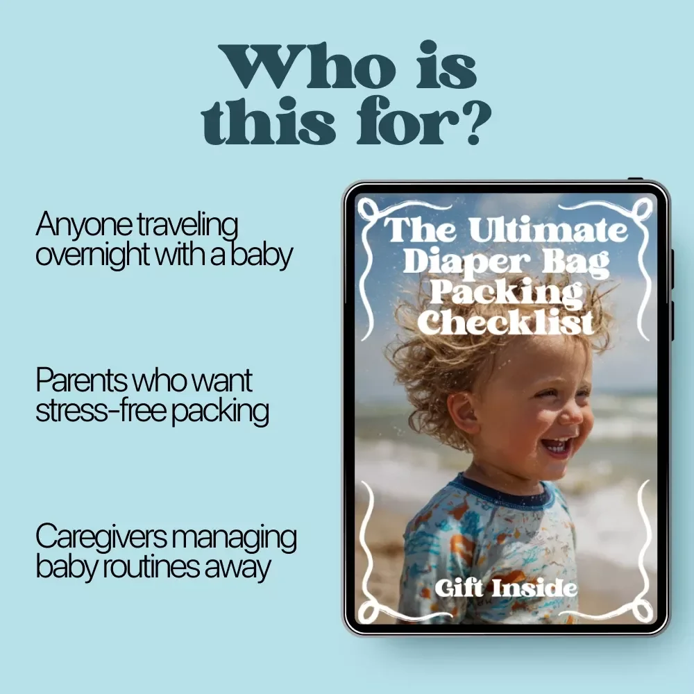 The Ultimate Diaper Bag Packing Checklist | Overnight Baby Travel Must-Have | Diaper Bag Packing for Overnight Confidence