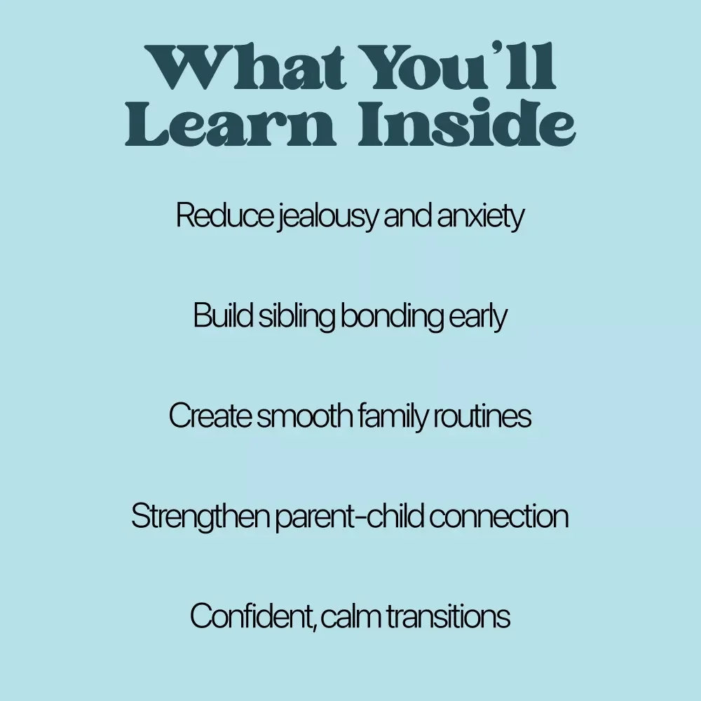 A Parent’s Guide to Preparing Kids for a New Arrival – Ebook for How to Prepare Kids for a New Sibling | Calm Transitions, Strong Sibling Bonds