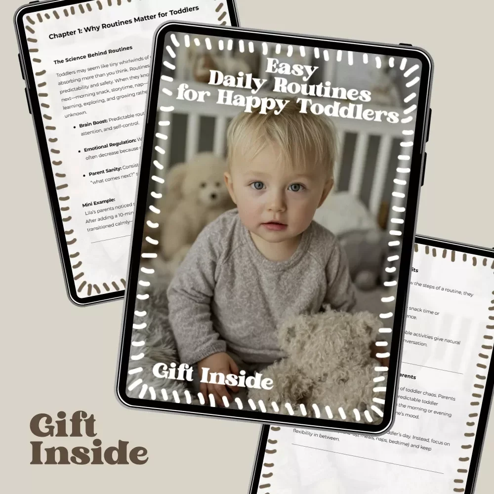 Easy Daily Routines for Happy Toddlers | Simple, Stress-Free Guide for Parents | easy daily routines for toddlers eBook