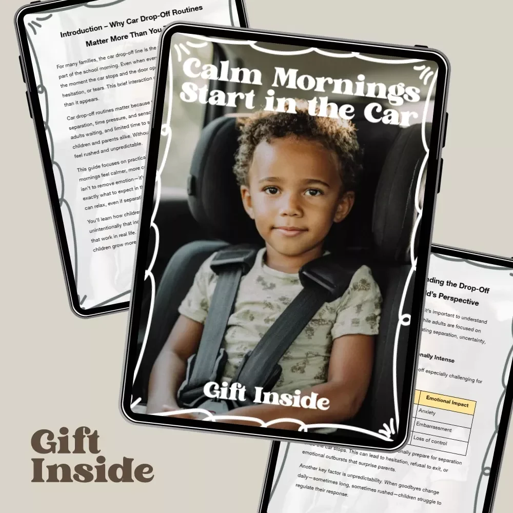 Calm Mornings Start in the Car: A Guide to Building Effective Car Drop-Off Routines for Stress-Free School Mornings