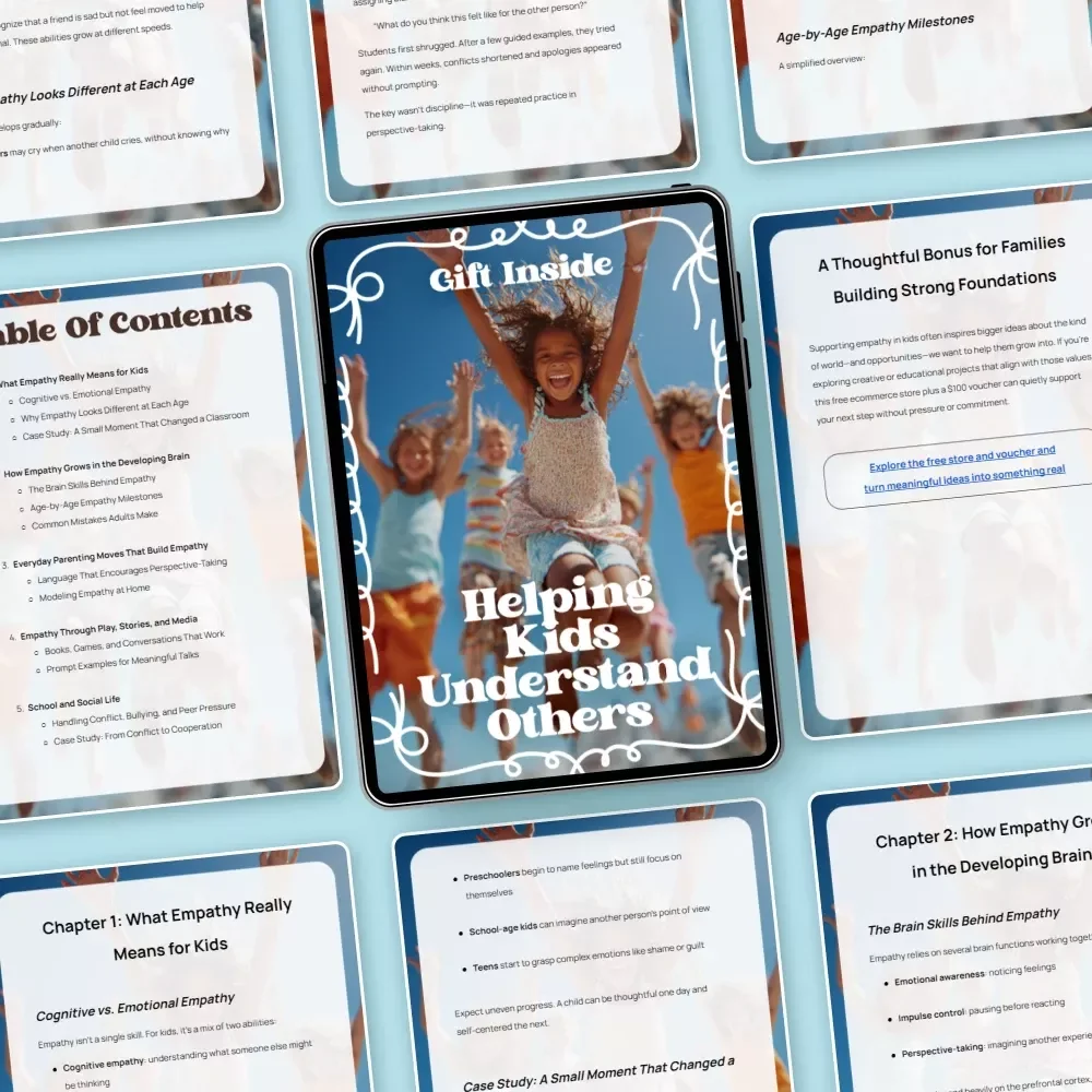 Helping Kids Understand Others: eBook for Kids Empathy Development, Parenting Tips, Age-by-Age Milestones, Conflict Resolution & AI Support