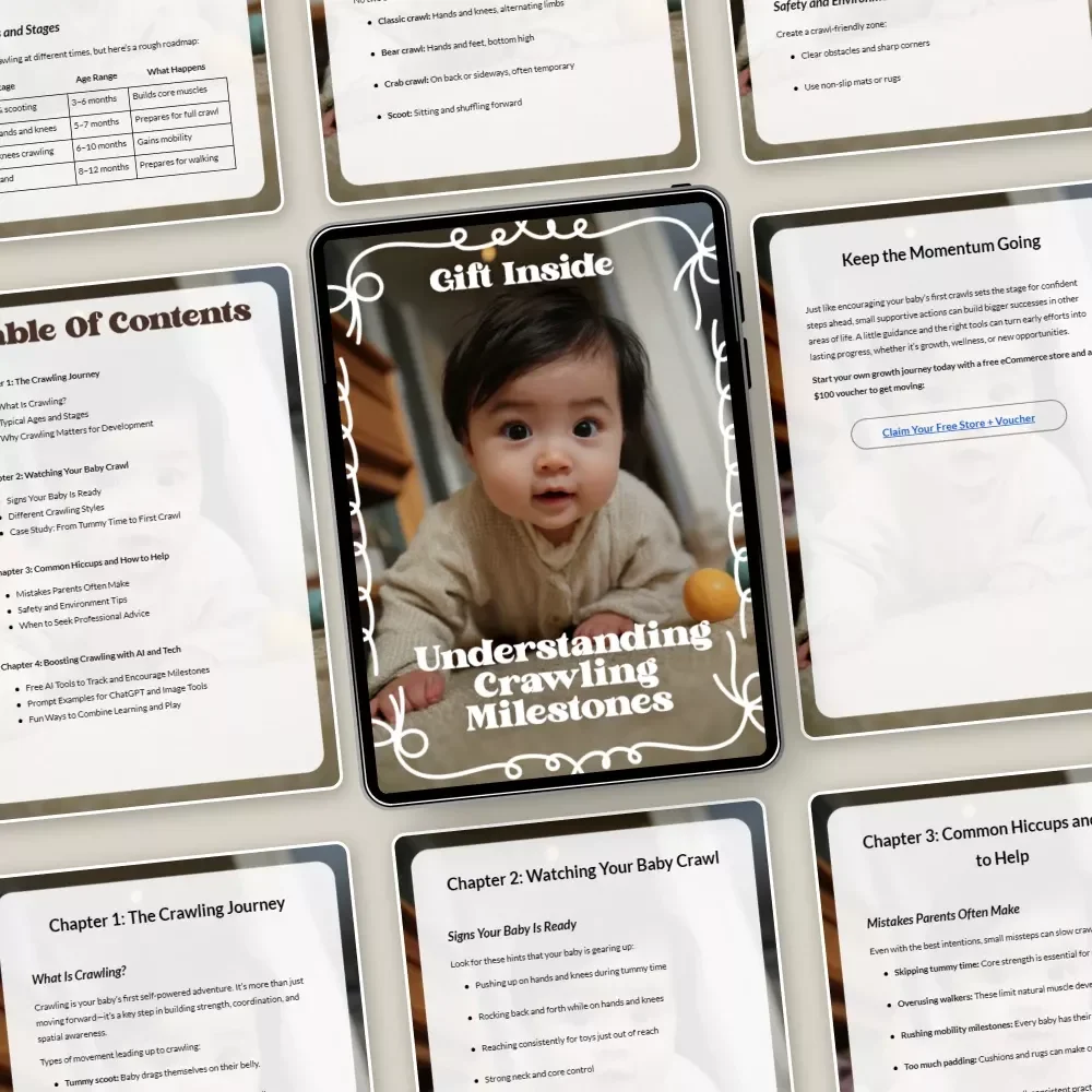 Understanding Crawling Milestones Guide for Parents | Baby Development Digital Download | Crawling Milestones Tracker & Support