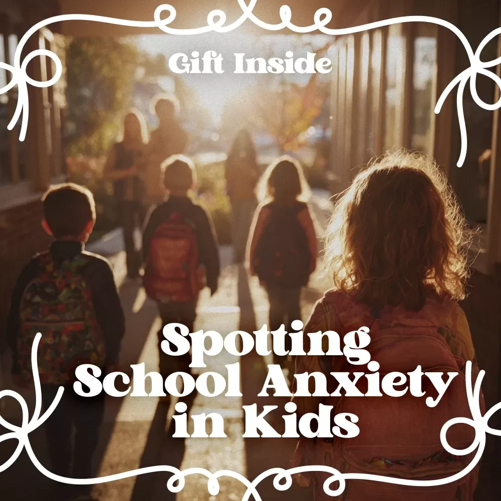 A Checklist for Spotting School Anxiety in Kids | Printable School Anxiety Checklist for Parents, Teachers & Caregivers | Digital Download Guide