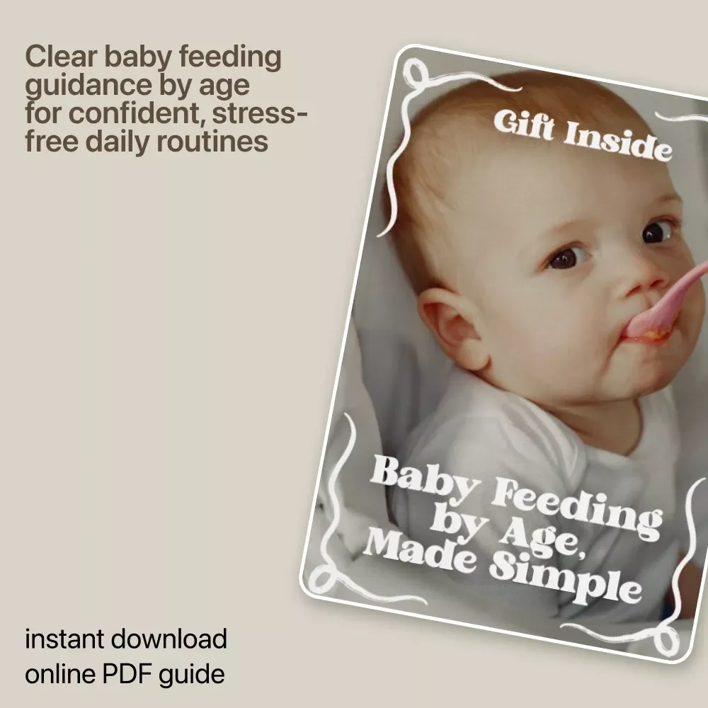 Baby Feeding by Age, Made Simple | Baby Feeding Schedule by Age Guide for New Parents, From Newborn to 12 Months