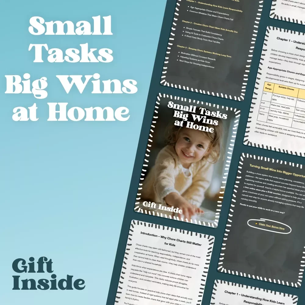 Small Tasks Big Wins at Home – Creative Kids Chore Chart Ideas Guide