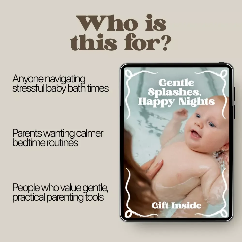 Gentle Splashes, Happy Nights – A Soothing Bath Time Routine for Babies | Calm Evenings & Better Sleep eBook