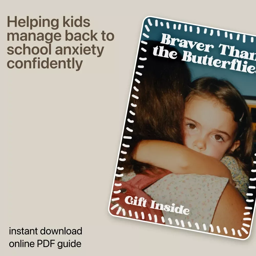 Braver Than the Butterflies – Back to School Anxiety Guide for Kids, Parents & Caregivers | Emotional Support eBook, Practical Coping Tools, School Anxiety Checklist