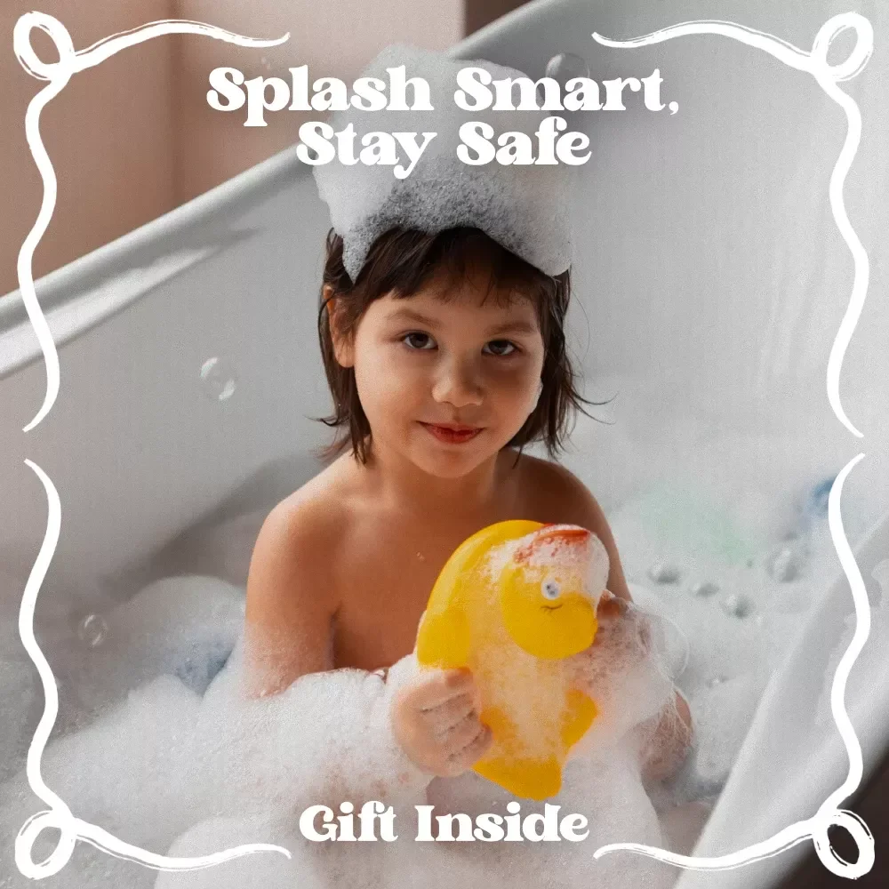 Splash Smart, Stay Safe – Bath Time Safety Basics Guide for Parents, Caregivers & Babysitters | Digital Download