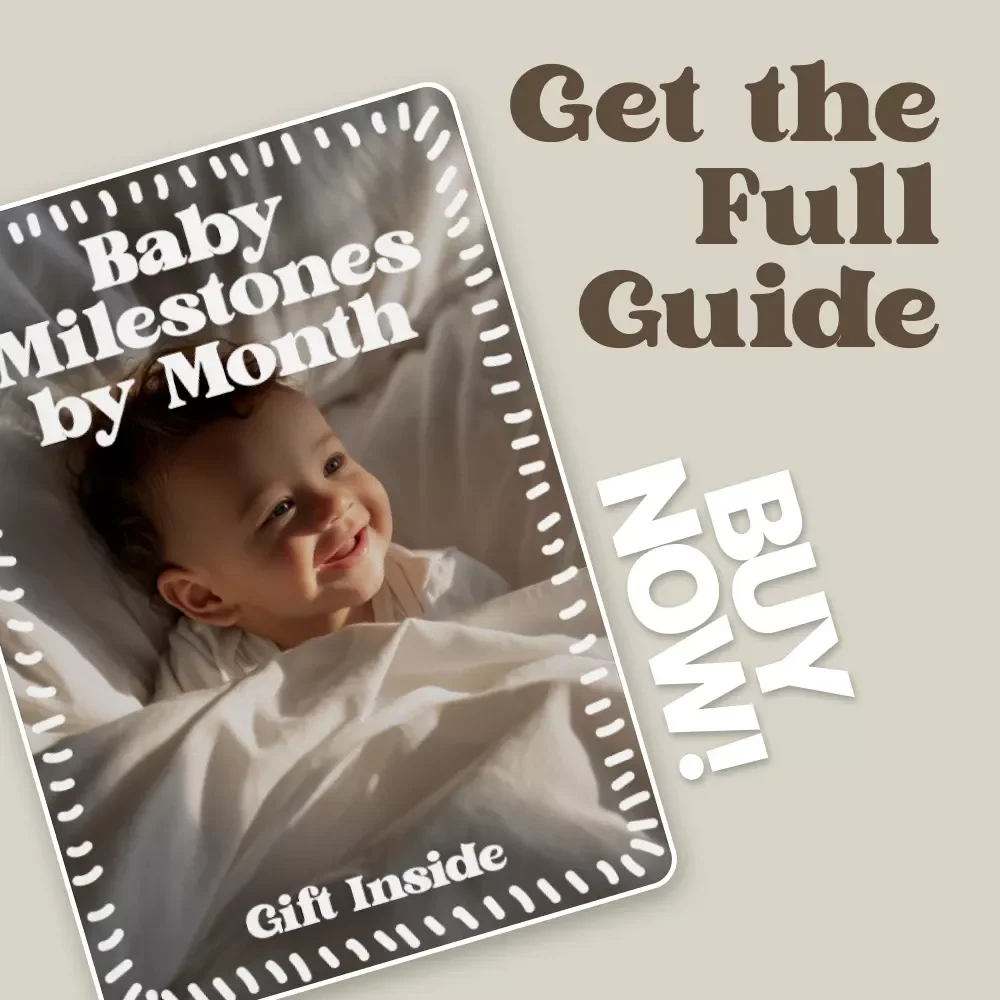 Baby Milestones by Month – A Complete Month-by-Month Baby Development Guide for New Parents | Digital Download