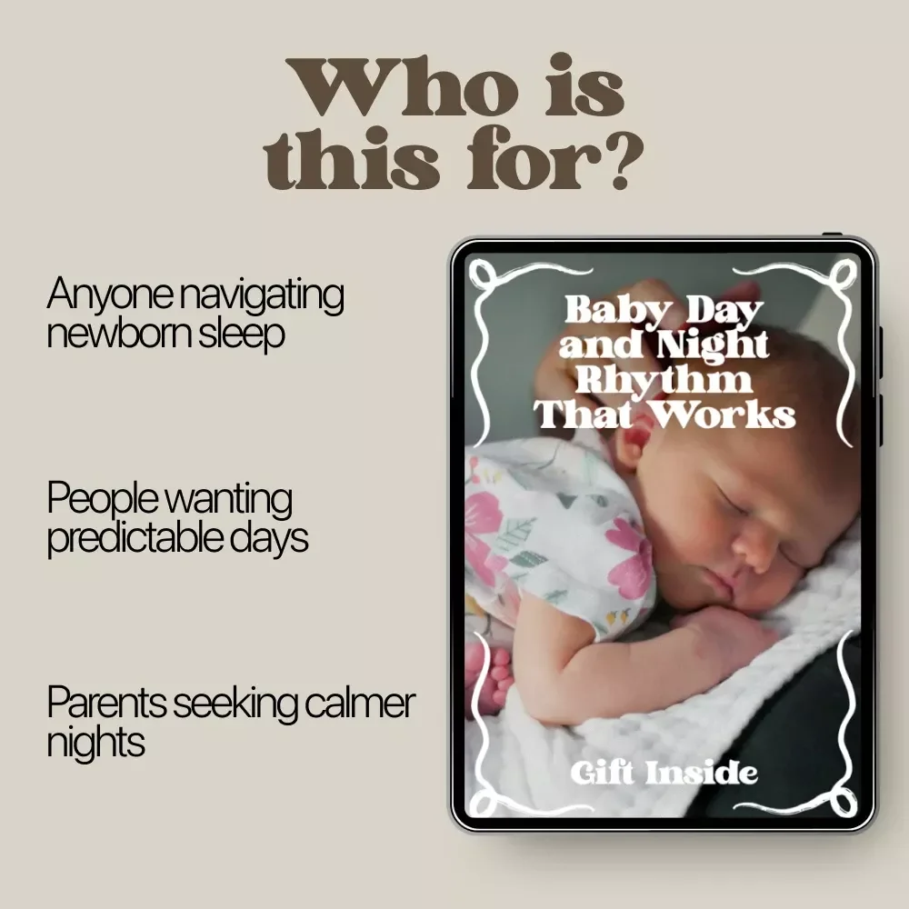 Baby Day and Night Rhythm That Works | Baby Routine for Day and Night eBook for Better Sleep, Calm Days & Peaceful Nights