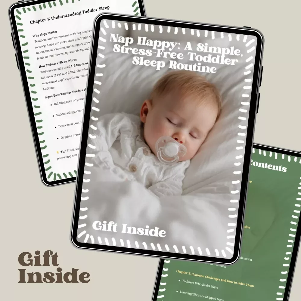 Nap Happy: A Simple, Stress-Free Toddler Sleep Routine | Digital Guide for a Simple Toddler Nap Routine, Calm Days & Happier Naps