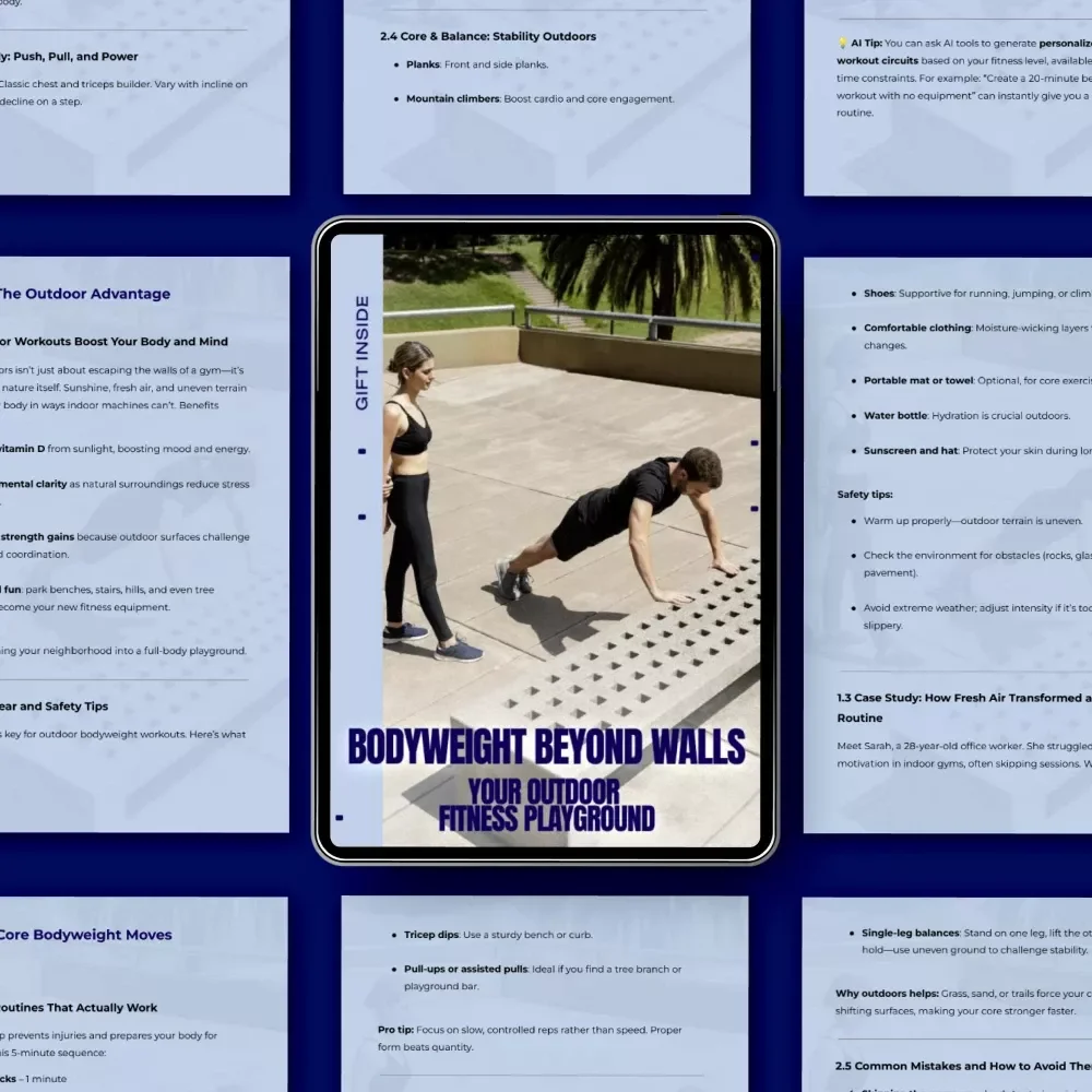 Bodyweight Beyond Walls: Your Outdoor Fitness Playground – Outdoor Bodyweight Workouts Guide, No-Gym Training, Fresh Air Fitness Plan