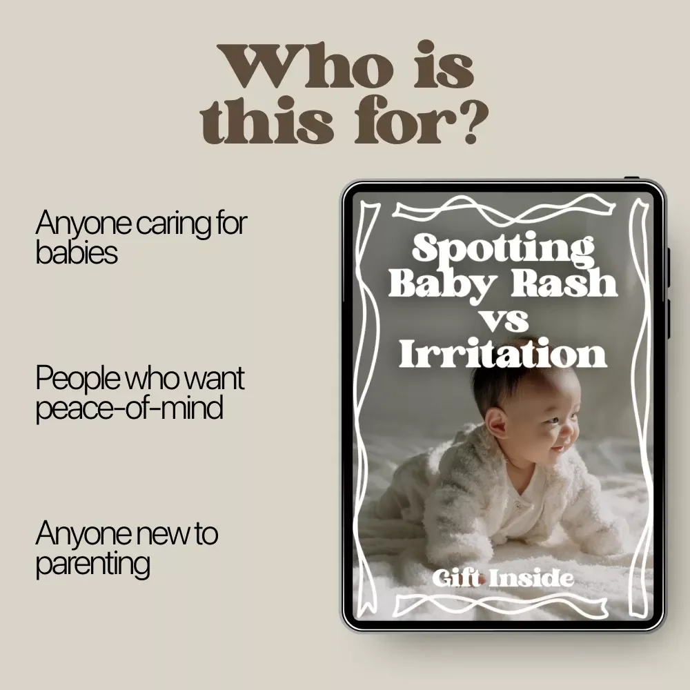 Spotting Baby Rash vs Irritation – Parent-Friendly Guide to Baby Rash vs Irritation Signs, Newborn Skin Care Help, Printable Digital Download