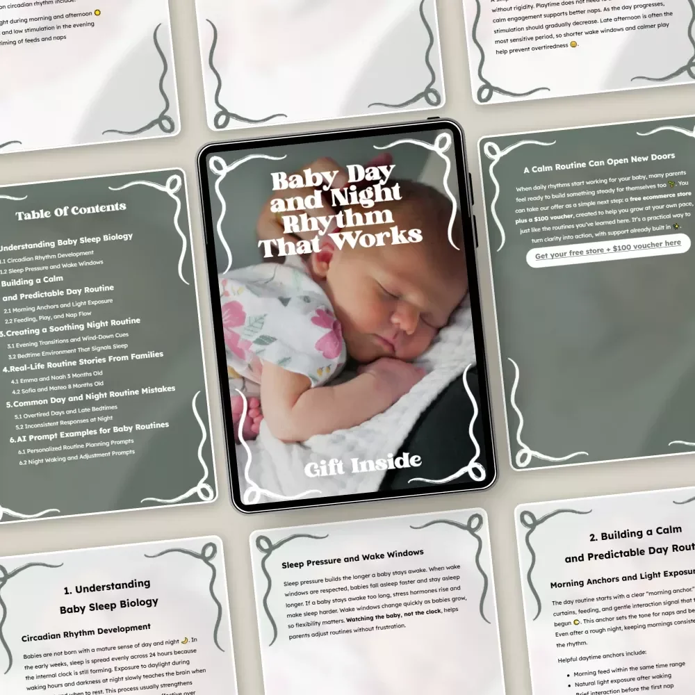 Baby Day and Night Rhythm That Works | Baby Routine for Day and Night eBook for Better Sleep, Calm Days & Peaceful Nights