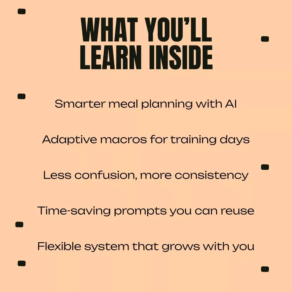 AI Nutrition Support for Fitness Guide | Smart AI Nutrition Support Fitness Planning | Digital Download for Personalized Meal & Training Optimization