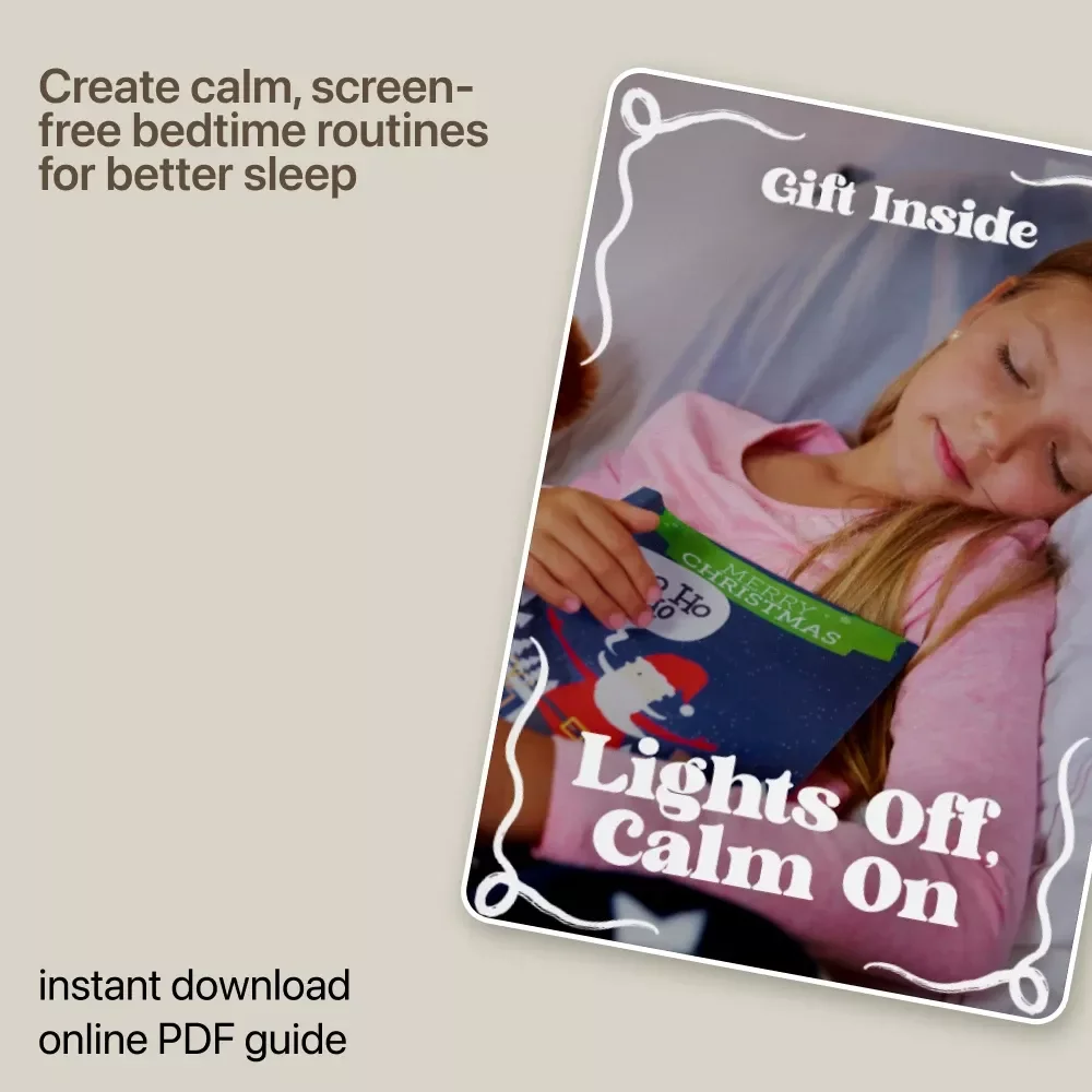 Lights Off, Calm On – Screen-Free Bedtime Guide for Kids | Kids Bedtime Routine Without Screens eBook for Peaceful Nights